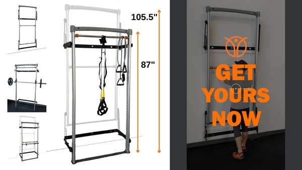 Ultimate Wall Gym Fold-Up Pull Up Bar and Rack