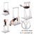 freestanding adjustable height pull up bar by solostrength