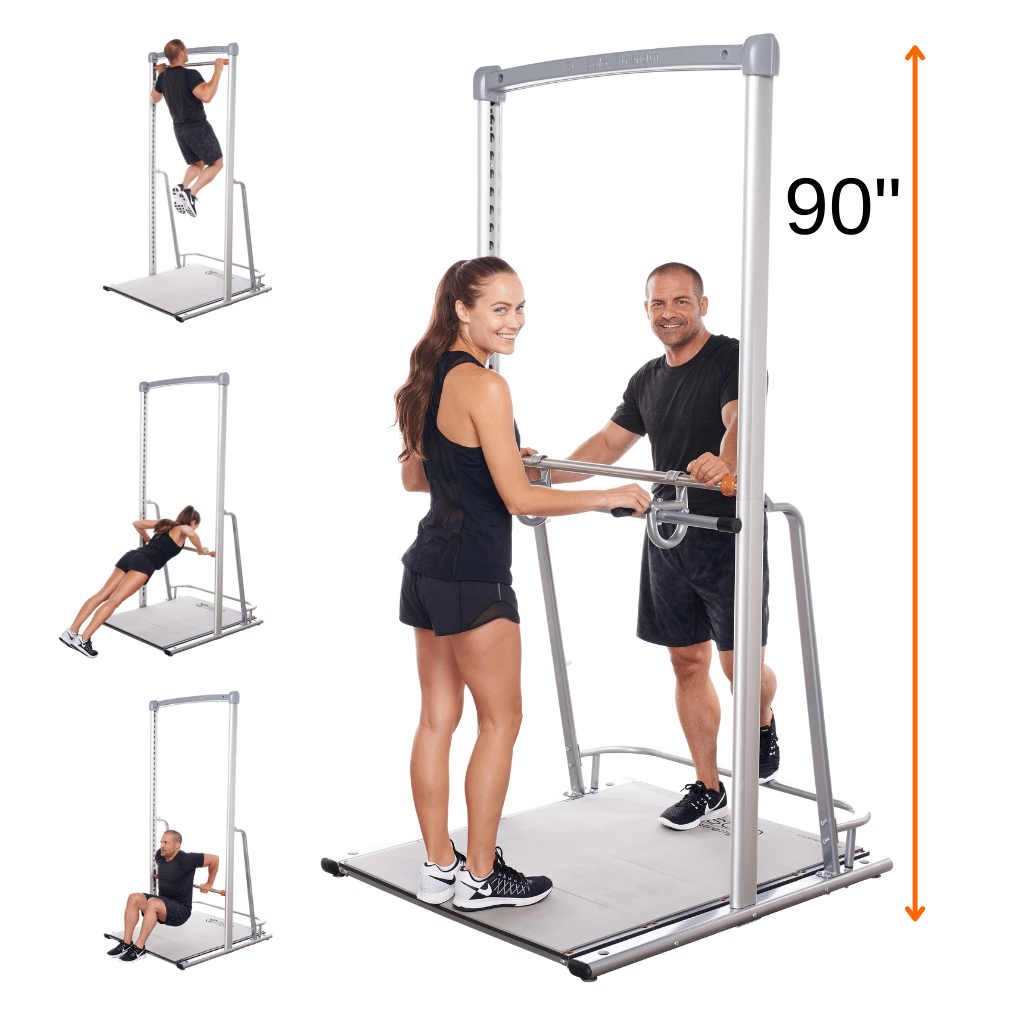 Adjustable&Folded Dip Stands Multi-Function Pull-ups Sit-ups Fitness Tools  Home, 1 Unit - Kroger