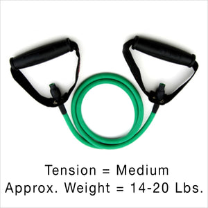 Powerbands-Medium-tension-green band resistance bands by SoloStrength