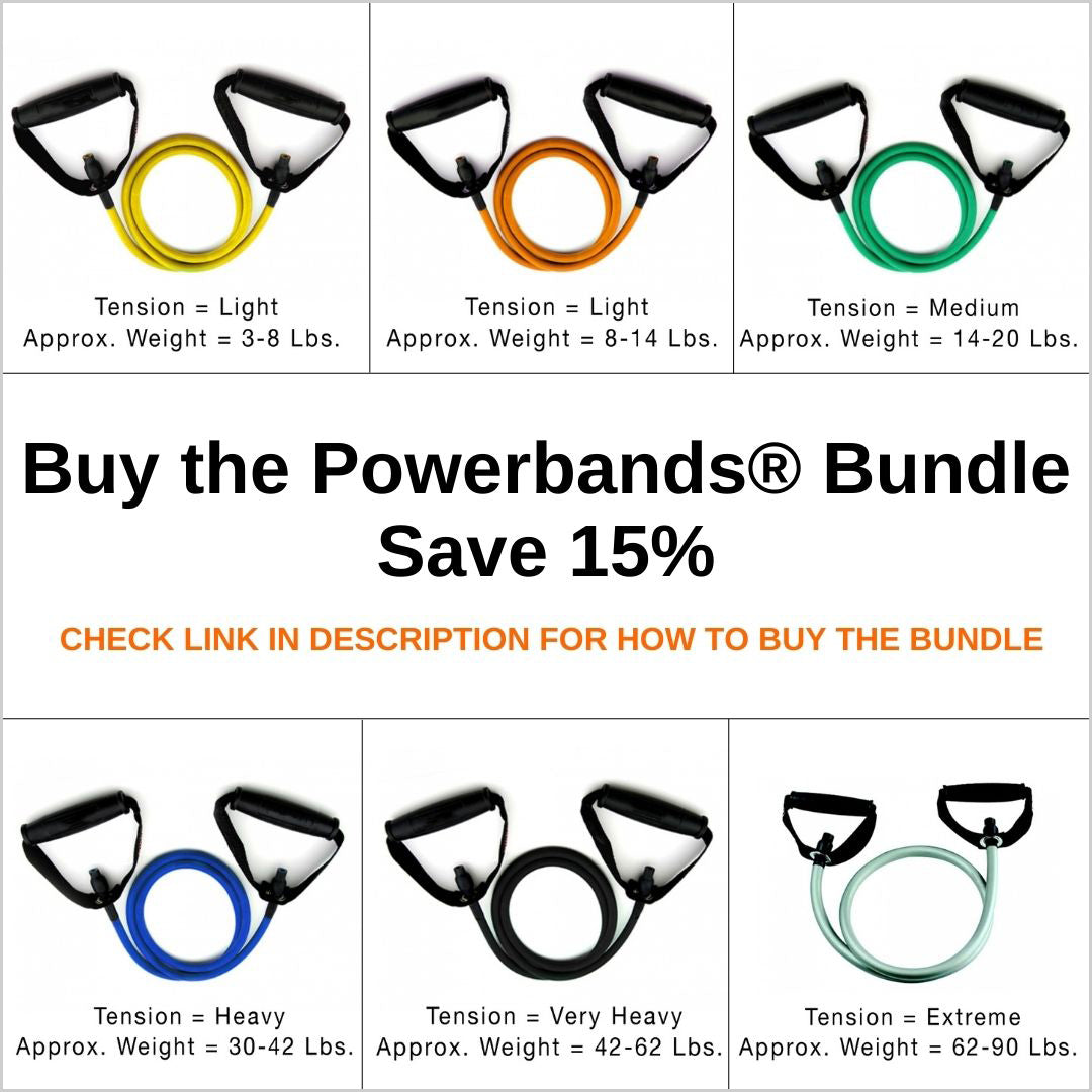 Orange Band Bundle offer for savings on powerbands resistance exercise bands for sale by solostrength