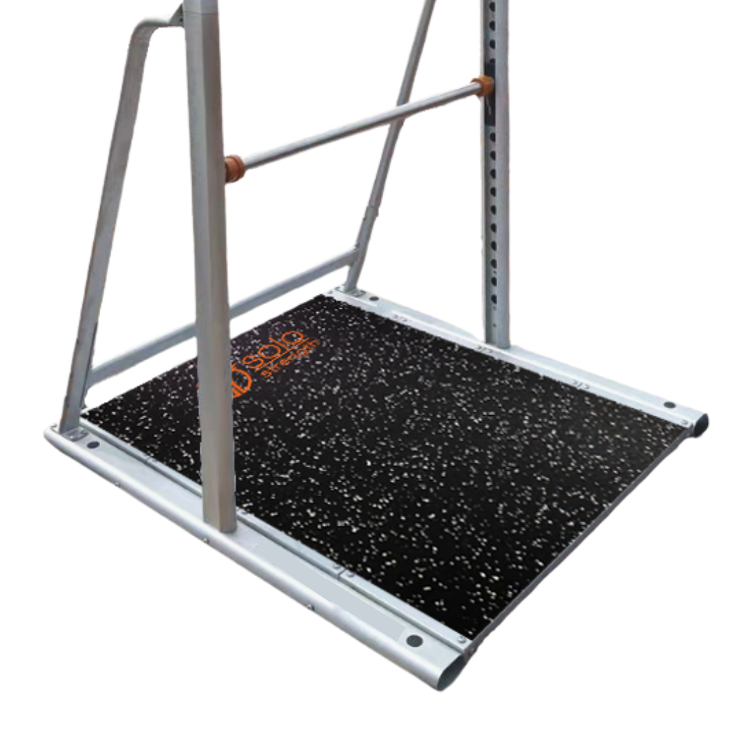 Optional gym rubber flooring replacement boards for free standing training station base